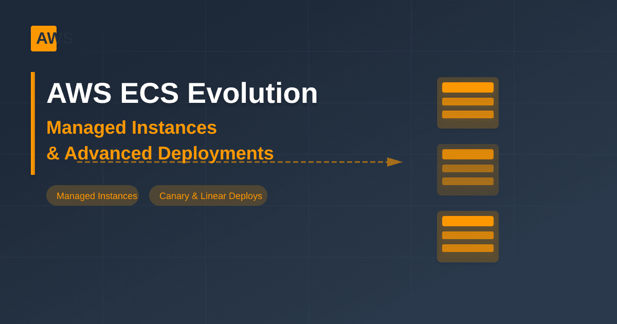 AWS ECS Evolution: Managed Instances and Advanced Deployment Strategies